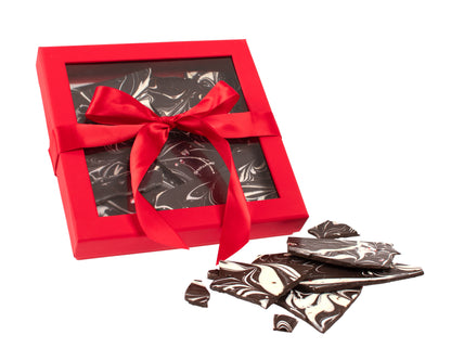 Dark Chocolate Peppermint Bark in Gift Ready Packaging