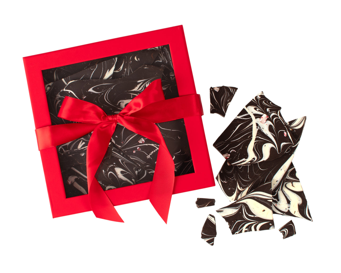 Dark Chocolate Peppermint Bark in Gift Ready Packaging