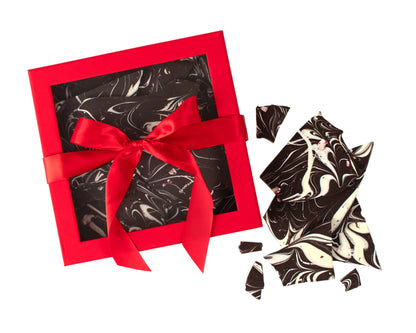 Dark Chocolate Peppermint Bark in Gift Ready Packaging