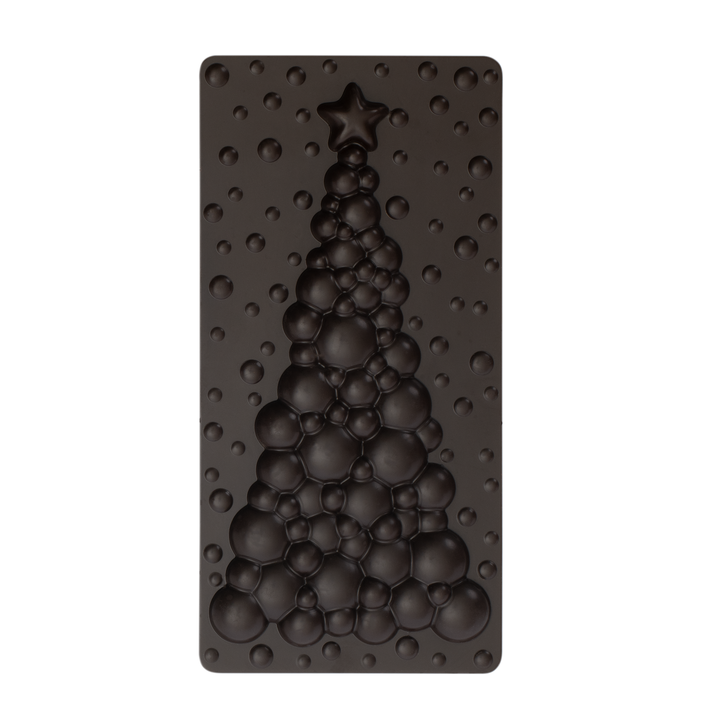 Solid Chocolate Christmas Tree Bar