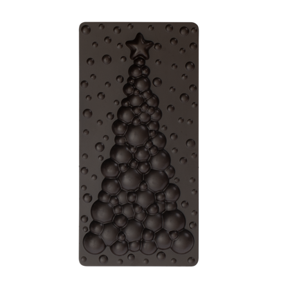 Solid Chocolate Christmas Tree Bar