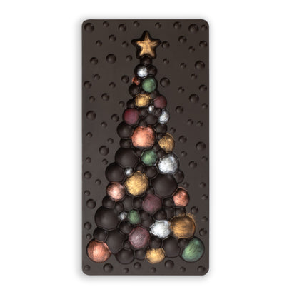 Solid Chocolate Christmas Tree Bar