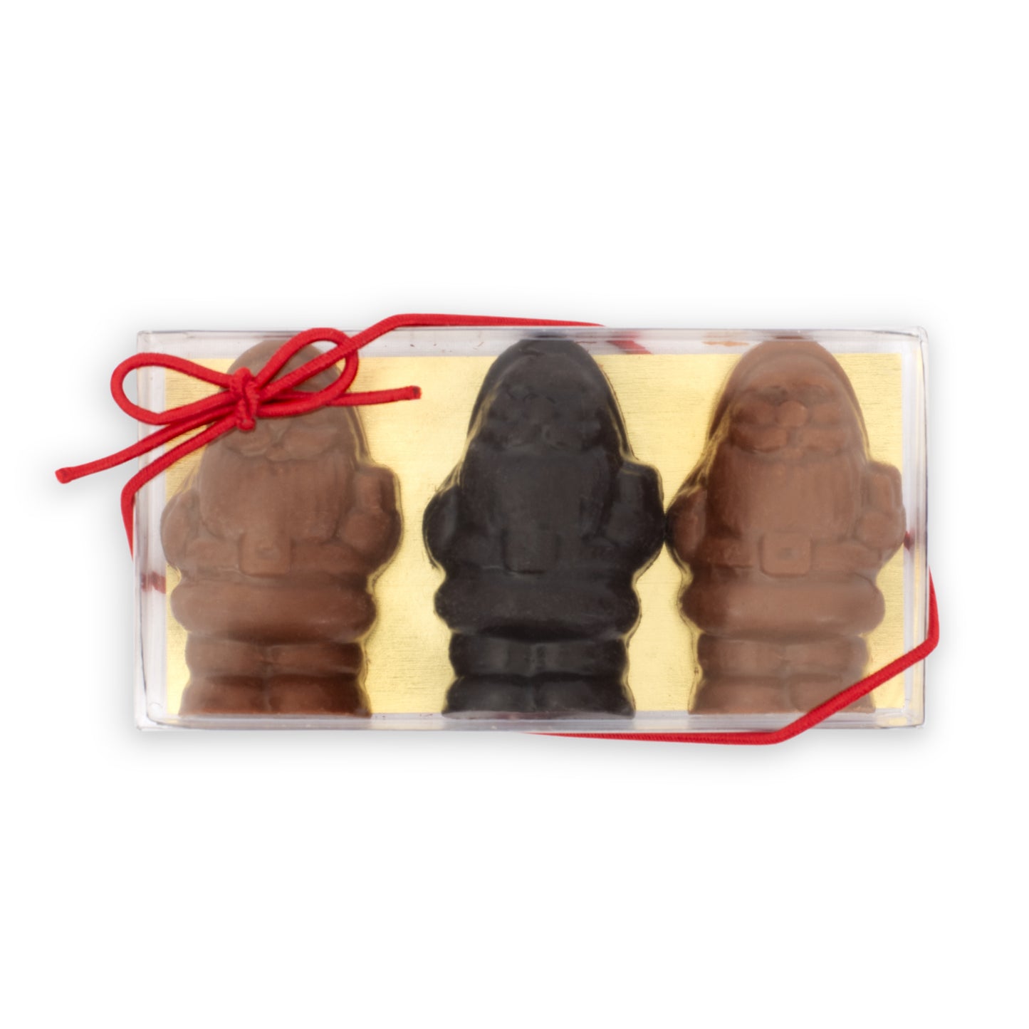 3pk of Chocolate Santas